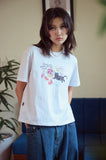 DTP Doodle Art Crop Short Sleeve Tee