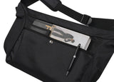 Clover Smile Embroidery Cross Curved Messenger Bag