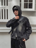 Tyrone Damage Hooded Denim Jacket