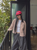 Fairy color matching work jacket