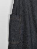 Shingaf Stitch Dark Blue Denim Long Skirt