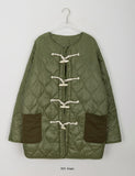Morinve quilted toggle padded jumper