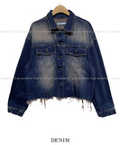 Brion crop cut denim jacket