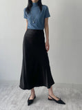 Satin Mermaid Long Skirt