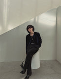 f/w depth one tuck wide slacks