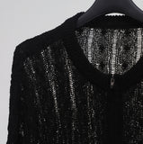 Uva see-through knit cardigan