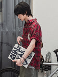 Ete 09 Vintage Pocket Check Short Sleeve Shirt