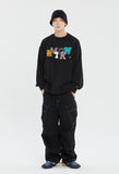 OUT FONT LOGO CREWNECK