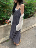 Rando Two-Way Net Loose Fit Summer Cardigan