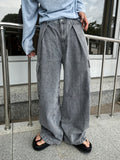 Balloon Stitch Cargo String Denim Pants