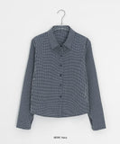 Rammi Check Crop Shirt