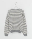 Ttet Stripe Wool V-Neck Knit