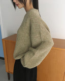 Onne Alpaca Wool Bocashi V-neck Knit