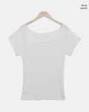 Baybin One-Shoulder Short Sleeve T-shirt