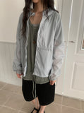 [unisex] Bahi Color Hood Windbreaker Jumper