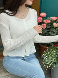 Mayben Ribbed Knit Cardigan