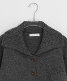 Hibata Cable Ribbon Collar Knit Cardigan