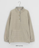 [unisex] Baldeto Brushed Color Matching Fleece Sweatshirt