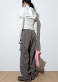 SLIT LAYERED HOOD T