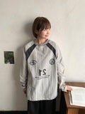 [unisex] Wylen Nylon Printing Over Sweatshirt