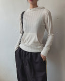Shane Ribbed Studded Hoodie