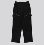 Jade Zipper Pocket Cargo Pants