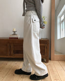 Machi Adjust Stitch Cotton Balloon Pants