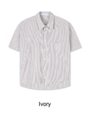 Tay striped crop shirt
