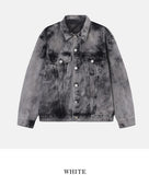Rick smudging denim jacket