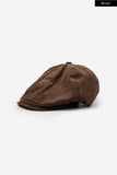 Autumn corduroy hunting cap