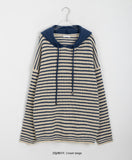 [unisex] Abit stripe over hood knit