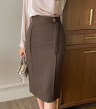 Mile H-Line Belted Skirt