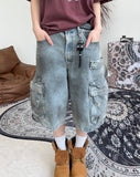 Melanon Dirty Cargo Bermuda Pants