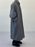 Urban oversize long balmacan coat