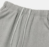 Corduroy pleats pants