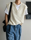 Roll-up wide washing denim