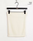 Forbin Layered Ribbed Knit Tank Top Tube Top