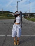 [U-BASIC] Acel Banding Cargo Pile Half Pants