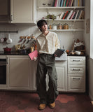 Stunve Curved Dyeing Cargo Pants