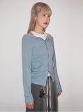 SOFT OFF SHOULDER ZIP-UP