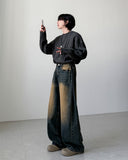 Howling Side Pintuck Denim