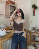 Lock Adjust Button Balloon Denim Pants
