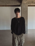 Ronnie Boatneck Waffle Knit