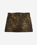 Stiff Leopard Skirt