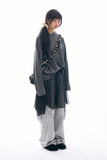 Sheer overlay wrap skirt
