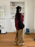 [UNISEX] Twirl balloon two-way pintuck cotton long jogger wide pants