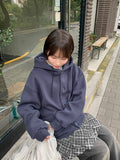 [unisex] Harui Cotton Button Over Hood Jacket