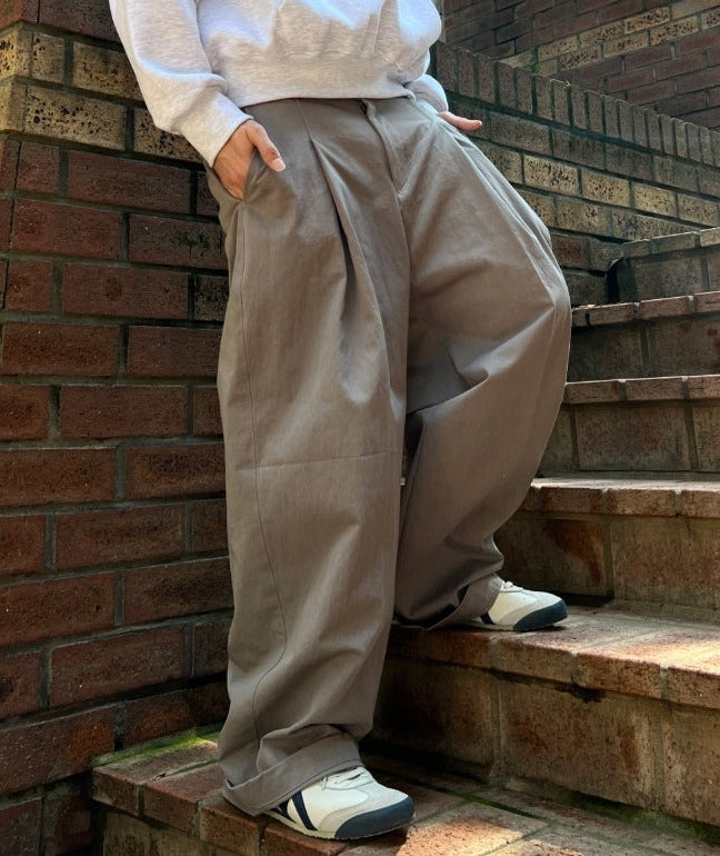 【KOOLOSET】CN Deep Tuck Balloon Pants KOOLOSET (クロゼット) - CNディープタックバルーンパンツ / CN