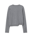Origami pleats knit top