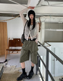 Mute Dyeing Bermuda Cargo Pants